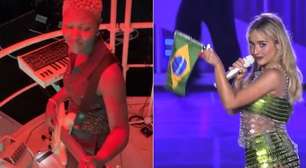 Kyla Wright, baixista de Sabrina Carpenter, compartilha vídeos tocando hits no Lollapalooza Brasil