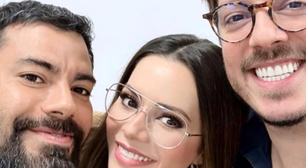 Sandy faz aparição rara e se declara ao namorado, Pedro Andrade: 'Meu amor'