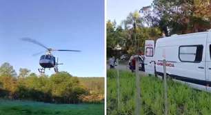 Homem é resgatado após cair de árvore em Salto de Pirapora