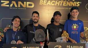 Atletas de Boiçucanga, em São Sebastião, conquistam o título de Circuito Beach Tennis em Riviera de São Lourenço