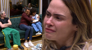 'Reta final mais emocionante da história': Tadeu Schmidt invade o 'BBB 26', abraça o Top 3 e leva Ana Paula às lágrimas; assista!