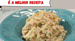 Macarronese especial muito colorida e bem temperada, que será um sucesso em sua casa