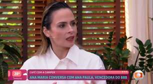 Ana Paula conta o que fará com prêmio de R$ 5,7 milhões do BBB 26