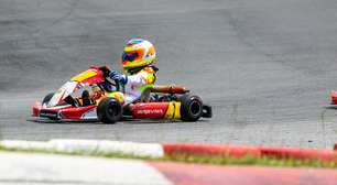 Lucca Amaral defende invencibilidade na terceira etapa da Copa São Paulo de Kart Granja Viana