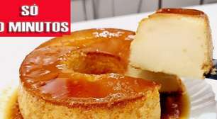 Pudim caseiro que fica pronto em apenas 10 minutos e vai ser o maior sucesso na sua mesa