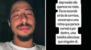 Ator de 'Malhação' posta foto chorando e desabafa sobre depressão: 'Ninguém vê'
