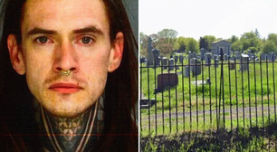 Homem preso roubando ossos de crianças em cemitério e responde a quase 500 acusações