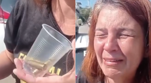 Irmã se desespera ao pegar capsula de bala disparada contra comerciante morto a tiros dentro de carro no Rio: 'Destruiu minha família'