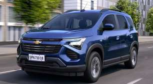 Chevrolet Spin 2027 chega com ajustes na linha e novas rodas