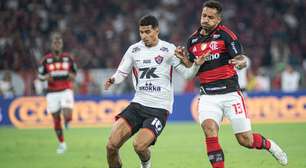 Vitória é derrotado pelo Flamengo no Maracanã e larga em desvantagem na Copa do Brasil