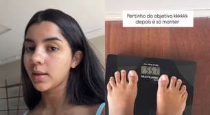 Ary Mirelle mostra balança e revela segredo para perder peso após a gravidez