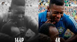 De Pelé a Maradona: CazéTV viraliza ao revitalizar imagens icônicas da Copa do Mundo em '4K'