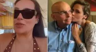 Irmã de Ana Paula vai à praia após morte do pai e campeã do 'BBB 26' reage