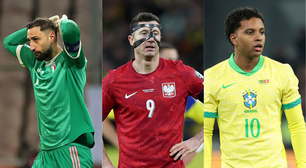 'Seleção das ausências': os principais jogadores que ficarão de fora da Copa do Mundo