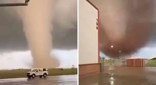 EUA: tornado em Oklahoma arranca telhados e derruba postes de energia; veja vídeo