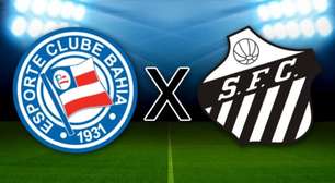 Bahia x Santos pelo Brasileirão: onde assistir ao vivo, horário e escalação