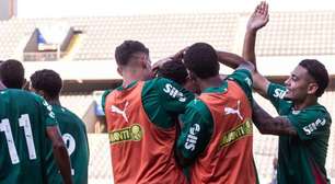 Palmeiras tropeça e fica no empate com lanterna no Brasileirão Sub-20