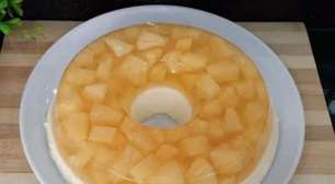 Sobremesa de abacaxi refrescante, que não precisa ir ao fogão e fica pronta em minutos