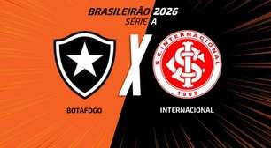 Botafogo x Internacional, AO VIVO, com a Voz do Esporte, às 17h