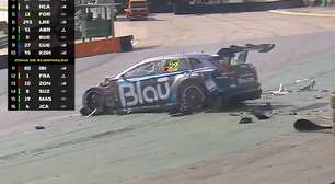 Virou passageiro: Daniel Serra bate forte em treino classificatório da Stock Car em Interlagos