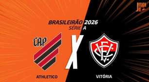 Athletico x Vitória, AO VIVO, com a Voz do Esporte, às 17h