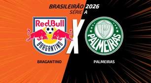 Bragantino x Palmeiras, AO VIVO, com a Voz do Esporte, às 17h