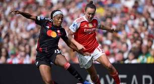 De virada, Arsenal vence Lyon no primeiro jogo da semifinal da Champions Feminina