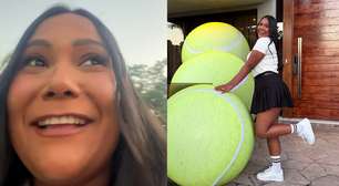 Chaiany se empolga com convite para aniversário de Ludmilla e revela regra do evento