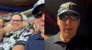 Afastado do comando da SAF, John Textor 'se disfarça' para assistir ao Botafogo em Brasília no meio da torcida