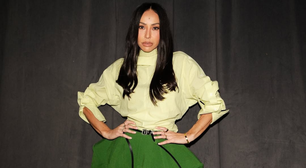 Sabrina Sato usa calça diferentona com mangas aplicadas no quadril de R$ 9,3 mil