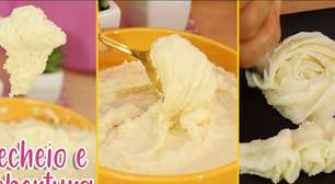 Ganache de coco fácil e muito versátil, para você usar como recheio ou cobertura de bolos e tortas