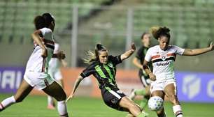 São Paulo só empata com América-MG e perde chance de liderar o Brasileiro Feminino