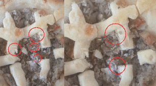 Cliente compra esfira de carne infestada de larvas em supermercado em Mairinque