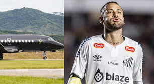 Jato de R$ 250 milhões de Neymar chama a atenção em SC por ser 'grande demais'
