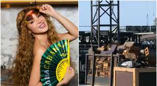 Montagem do palco do show da Shakira no Rio é suspensa após morte de trabalhador