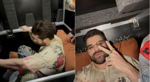 Alok entra no palco carregado em caixa de equipamentos em show no Piauí; veja vídeo