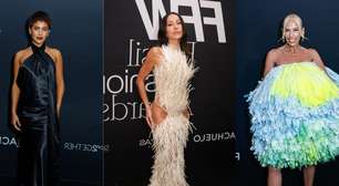 Recortes, decote profundo e muita pompa: Sabrina Sato, Bella Campos, Adriane Galisteu e mais famosas ousam em looks para evento de moda em São Paulo. 15 fotos!