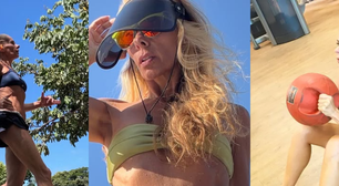 Adriane Galisteu, 53 anos, sobre dieta e rotina de treinos: 'O segredo? É viver! Tenho meus momentos para tudo, mas tenho foco'