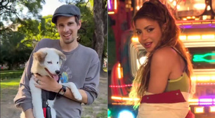 Cachorro resgatado emociona equipe na turnê de Shakira e ganha novo lar