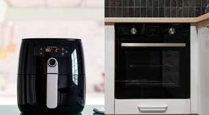 O que gasta mais: air fryer ou forno elétrico? A resposta pode pesar na sua conta de luz