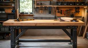 Bancada de trabalho: como montar uma estrutura segura, funcional e resistente