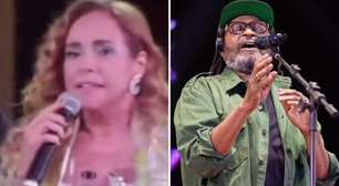 Daniela Mercury acusa Edson Gomes de violência doméstica ao vivo e regueiro rebate: 'Que ela prove'