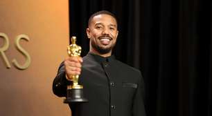 Michael B. Jordan admite que ainda não sabe onde guardar seu Oscar por 'Pecadores'