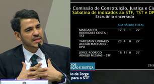 CCJ aprova indicação de Jorge Messias ao STF
