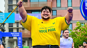 Brasileiro com 200 kg viraliza ao concluir maratona de 10 km e emociona internautas: 'O mamute passou'