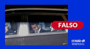 Foto de Messias dentro de carro foi adulterada para mostrá-lo chorando