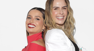 Ao lado de Ana Paula Renault, Juliette repete vestido vermelho McQueen na estreia da nova temporada de "Saia Justa"