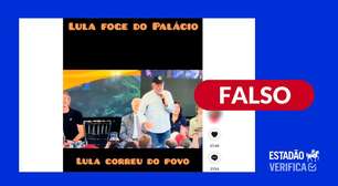Vídeo mostra Lula saindo de palco após problemas com microfone, e não 'fugindo de vaias'