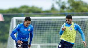 Elenco do Bahia participa de treino tático de olho no São Paulo