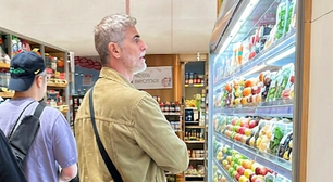 Encontramos Gianecchini em lugar frequentado por quem gosta de comer bem em SP